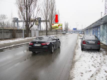 Билборд B в Киеве Електриків вул., 23-Б, біля ЖК "Рибальський", в сторону вул. Набережно-Рибальській фото 1