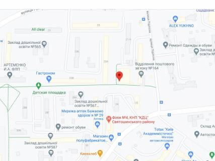 Видеоборд A в Киеве Підлісна вул., 1, аптека "Нова аптека", прайс за ролик 10 сек 1 вихід/5 хвилин, на двосторонньому екрані, від 144 виходів на день. Розрахунок для інших параметрів трансляції уточнюйте у менеджера. - 301182 схема