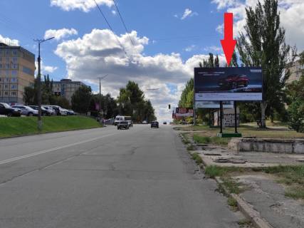 Билборд A в Кривом Роге, 3x6  5-й Зарічний мкр., 22, ТК "TERRA", у бік Електрозаводська вул. фото 1