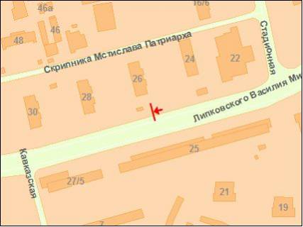 Скроллер A в Киеве Липківського вул. (колиш. Урицького вул.), 26, в сторону Солом'янська пл. - 228682 схема