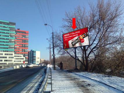 Билборд A в Ровно, 3x6  Бандери вул., міст, в центр фото 1