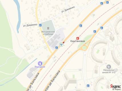 Призма B в Киеве Бальзака вул., 7, навпроти, в сторону просп. Романа Шухевича (Генерала Ватутіна) - 228829 схема