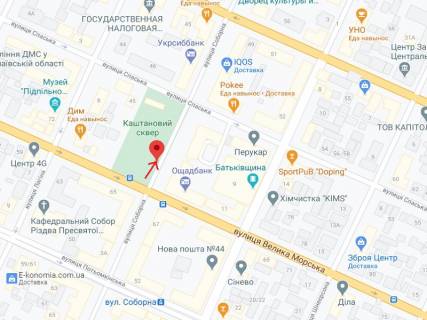 Ситилайт B в Николаеве Соборна вул. (Радянська) ., 2Б, навпроти, перший схема