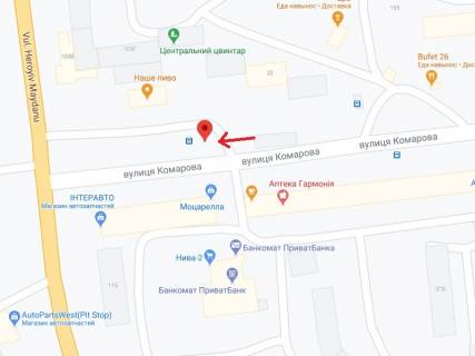 Scrolller, Scroll A in Chernivtsi Komarova st., 32 - 300143 scheme