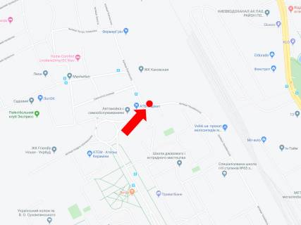 Билборд  в Киеве, 3x6  Челябінська вул. / Каховська вул., в бік Нестайка вул. (кол. Мильчакова вул.) схема