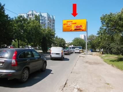 Билборд  в Одессе, 3x6  Сім’ї Глодан вул. (Ільфа і Петрова). / Левітана вул., 147, в бік супермаркету «Копійка» (флажок) фото 1