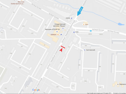 Билборд A в Харькове, 3x6  Гвардійців-Широнінців вул. - Бучми (Уборевича)  вул., з центру схема