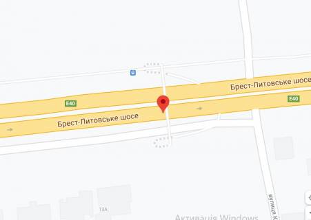 Billboard A in Kyiv Brest-Litovs'ke sose, zupinka "Prolisok", drugij vid Kieva, v storonu m.Kiiv. Montaz + demontaz oplacuet'sa okremo, vartist' robit dorivnue vartosti dod. zmini suzetu scheme