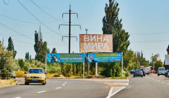 Білборд, Бігборд (Борд)  A у Бердянську Макарова ул., Дельфинарий "Немо" Фото 1