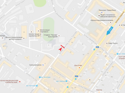 Citylight B in Kharkiv, 1.8x1.2  Трінклера вул., 24, правий scheme
