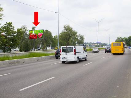 Билборд B в Киеве, 3x6  Паладіна пр., біля ТРЦ "Лавина молл", супермаркетів "Ашан," Епіцентр ", роздільник, в сторону вул. Стеценка фото 1