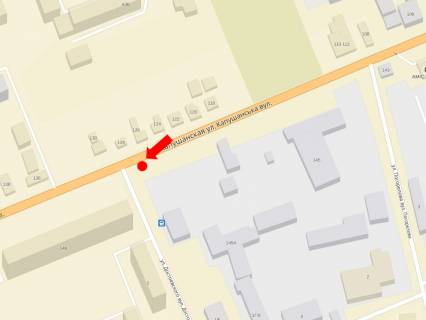 Билборд  в Ужгороде, 3x6  Капушанська (Перемоги) вул., 149 / Достоєвського вул., до супермаркету "Велмарт", з центру схема