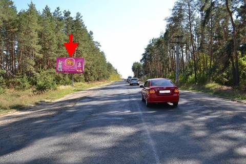 Билборд B в Васищеве, 3x6  с. Васищеве, Промислова вул., біля Омега, у бік Змієва фото 1