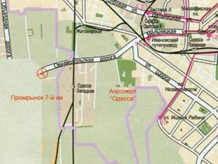 Билборд + в Одессе, 3x6  Базова вул., біля ТЦ "Нове місто", "Епіцентр", АЗС "Socar" схема