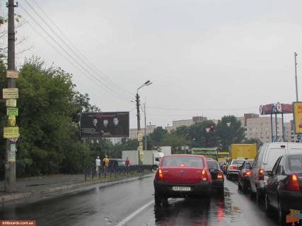 Білборд, Бігборд (Борд)  B у Києві Братиславська вул. / Крайня вул. Фото 1