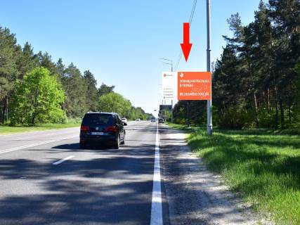 Billboard A in Kiev roads, 3x6  Stolicne sose - st. Monasens'ka, 500 m do sanatoriu "Zovten'", z Kieva Photo 1