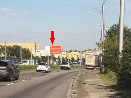 Billboard B in Kyiv, 3x6  Zabolotnogo st. - Pirogivs'kij slah, bila tutunovoi fabriki, rozdil'nik, v bik Stolicnogo sose Photo 1