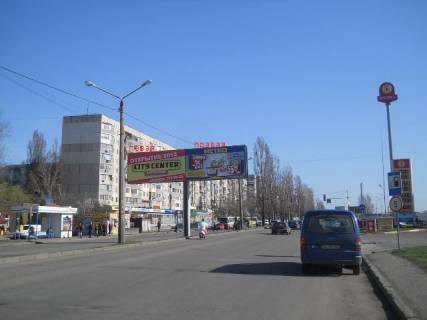 Билборд + в Одессе, 3x6  Палія вул. (колиш. Дніпропетровська дорога), 123, правий фото 1