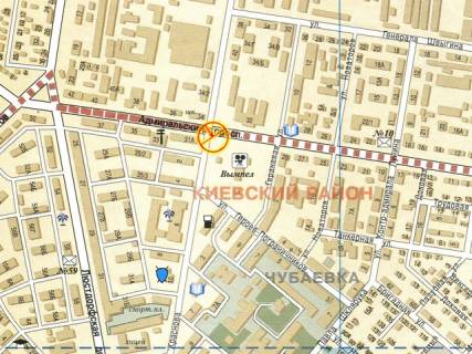 Призма + в Одессе, 3x6  Краснова вул. - Адміральський пр., 31, права - 560946 схема