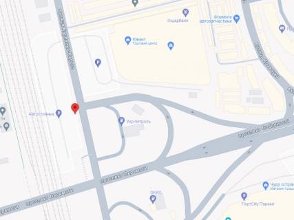 Билборд A в Луцке, 3х6  Соборності- перехрестя Карпенка Карого схема