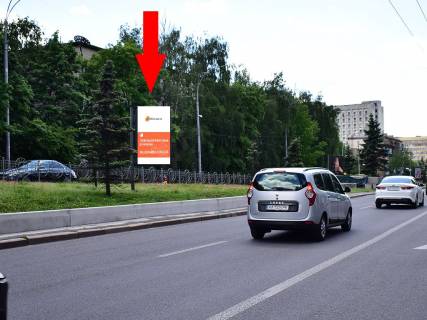 Ситилайт A в Киеве, 1.8x1.2  Алмазова вул. (колиш. Кутузова вул.), 1, роздільник, в сторону пл. Л. Українки фото 1