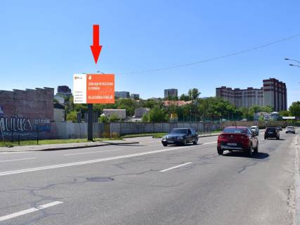Billboard B in Kyiv, 2.3x3.14  Brozka st. (kolis. Kirovograds'ka st.) - st. Izums'ka, bila AZS "WOG", v bik av. Lobanovs'kogo (kolis. Cervonozoranij av.) Photo 1