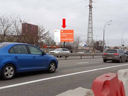 Білборд, Бігборд (Борд)  B у Києві, 3x6  Набережно-Рибальська вул. – вул. Електриків, на світлофорі, від центру Фото 1