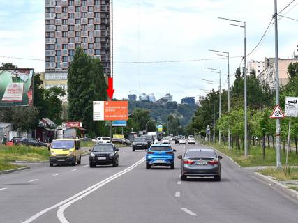 Білборд, Бігборд (Борд)  B у Києві, 3x6  Березняківська вул., 25, в сторону Дніпровська Набережна Фото 1