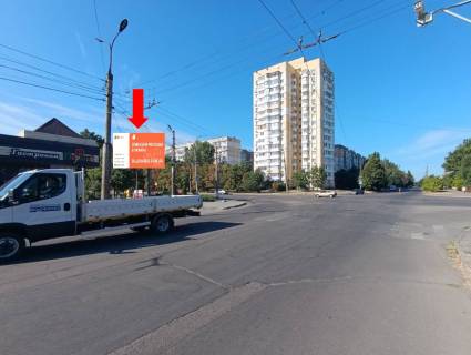Билборд B в Херсоне, 3x6  49-ї Гвардійської Дивізії вул. / Покришева вул., в центр фото 1