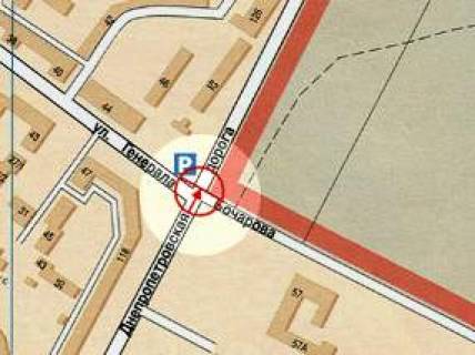 Билборд + в Одессе, 3x6  Палія вул. (колиш. Дніпропетровська дорога), 120/1, лівий схема