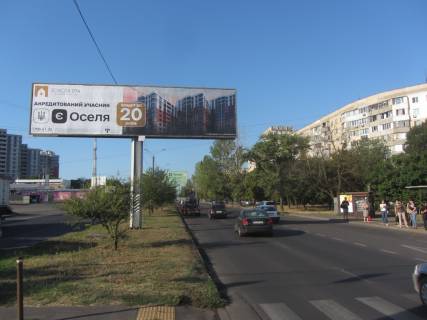 Билборд + в Одессе, 3x12  Палія вул. (колиш. Дніпропетровська дорога), 25 - Марсельська вул. фото 1
