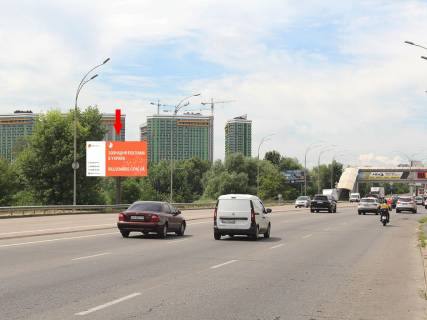 Билборд B в Киеве, 3x6  Дарницьке шосе - вул. Сортувальна, в сторону Дарницького мосту фото 1