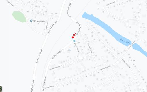 Нестандарт A у Дніпро (Дніпропетровськ), 0,65х1,4  Вул. Бродницька (Окська), навпроти буд.12В схема