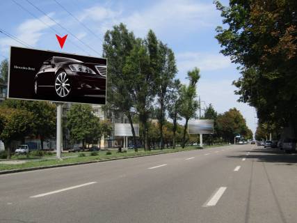 Билборд A в Днепр (Днепропетровск), 5,9х2,9  пр. Олександра Поля (Кірова), 129, напрямок руху вниз фото 1