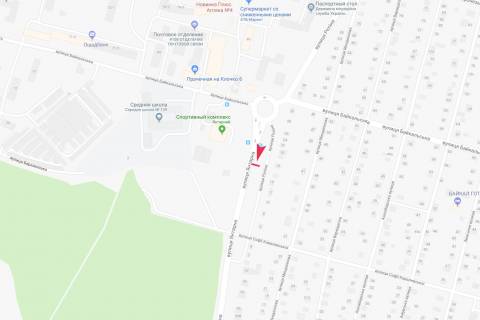 Билборд B в Днепр (Днепропетровск), 6х3  вул.Янтарна, (Перед колом) схема
