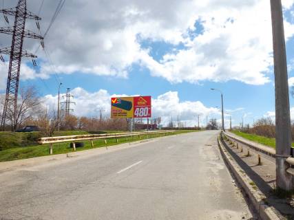 Билборд A в Днепр (Днепропетровск), 6х3  Кайдацький міст – АЗС, розподілювач(в'їзд ) фото 1