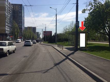 Нестандарт A у Дніпро (Дніпропетровськ), 0,75х2,00 (перф)  Вул. Сонячна Набережна (Маршала Малиновського), навпроти буд.6 Фото 1
