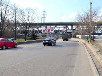 Бэклайт A в Днепр (Днепропетровск), 8,082х4,082  вул. Січеславська Набережна (Набережна Леніна), Амурський міст, район річкового вокзалу, з центру (Беклайт 4х8) фото 1