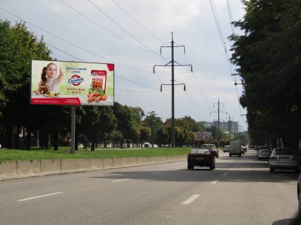 Билборд A в Днепр (Днепропетровск), 6х3  пр. Олександра Поля (Кірова), 88 (Напрямок руху вгору) фото 1