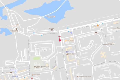 Билборд B в Днепр (Днепропетровск), 6х3  вул.Метробудівська – вул.Набережна Заводська Червоний Камінь, Парус схема