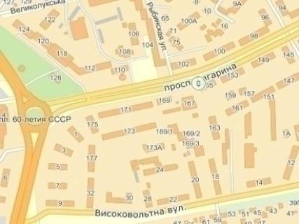 Ситилайт  в Днепр (Днепропетровск) Пр. Науки (Гагаріна), 165 схема