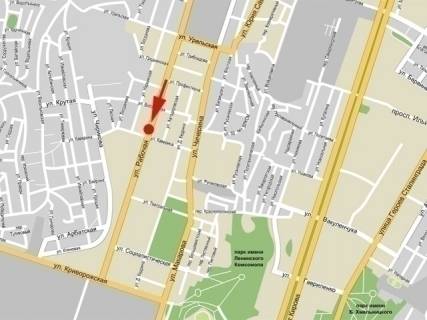 Бэклайт A в Днепр (Днепропетровск), 3,14х2,32  вул.Робоча 160, ріг вул. Професора Герасюти (Каверіна) (на розділювачі) схема