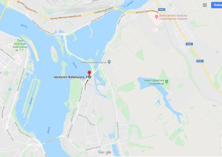 Білборд, Бігборд (Борд)  A у Дніпро (Дніпропетровськ), 6х3  вул.Гаванська, розділювач схема