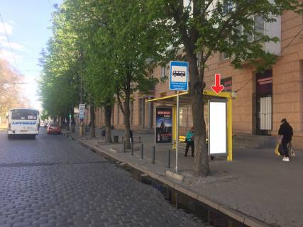 Нестандарт A в Днепр (Днепропетровск), 0,75х2,00 (перф)  Пр. Дмитра Яворницького (Карла Маркса), біля буд.121 фото 1