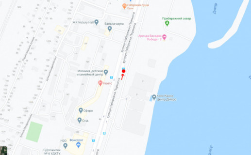 Non-Standard B in Dnipro (Dnipropetrovsk) Вул.Набережна Перемоги, біля буд.51 scheme