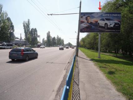 Билборд A в Днепр (Днепропетровск), 6х3  Запорізьке шосе, навпроти автосалону Тойота та МЦ "Biennale" фото 1
