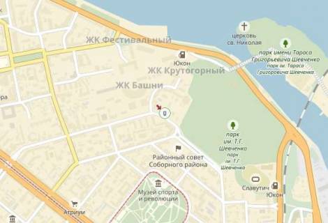 Сiтiлайт  у Дніпро (Дніпропетровськ) вул. Володимира Вернадського (Дзержинського), 35А -2- схема