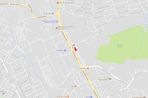 Билборд A в Днепр (Днепропетровск), 6х3  Запорізьке шосе, ж/м Тополя-1  схема