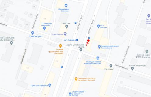 Нестандарт A в Днепр (Днепропетровск), 0,79х1,48(перф)  Вул.Робоча, 73, після вул.Кавєріна схема