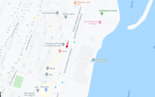 Non-Standard B in Dnipro (Dnipropetrovsk) Вул.Набережна Перемоги, біля буд.78 scheme